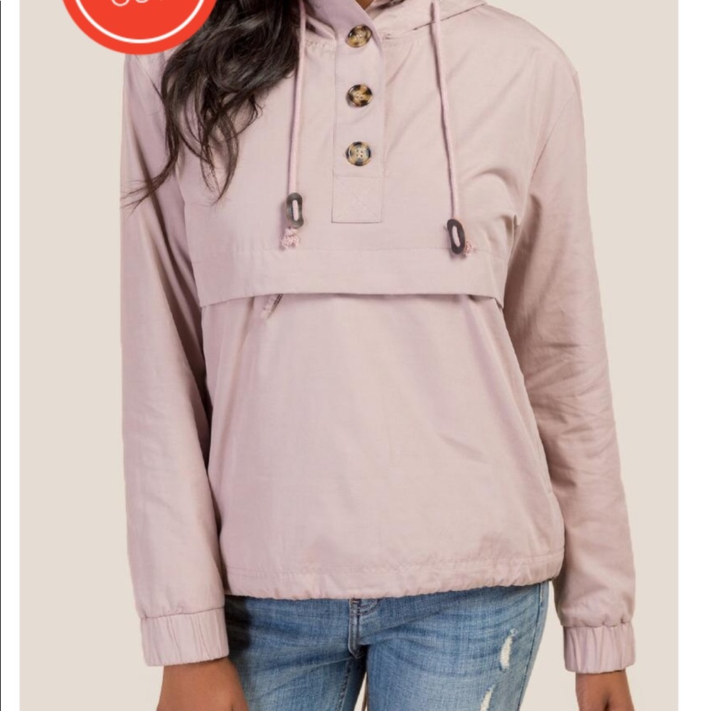 EMILIA TORTOISE BUTTON WINDBREAKER